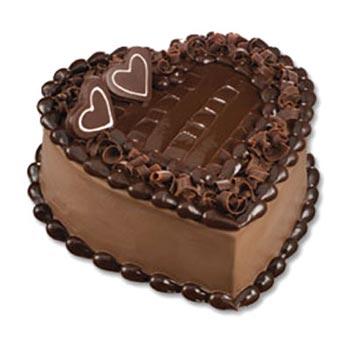 Send Heart Shaped Cake 2LB on Valentines Day  to Pakistan