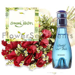 Send Perfume Flowers on Mothers Day on Mothers Day  to Pakistan