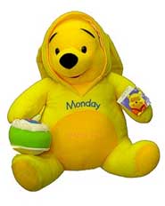Send Pooh days - Monday on Stuffed Toys to Pakistan