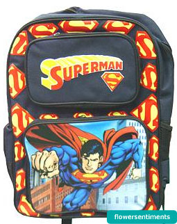 Send Super Man School Bag to Pakistan